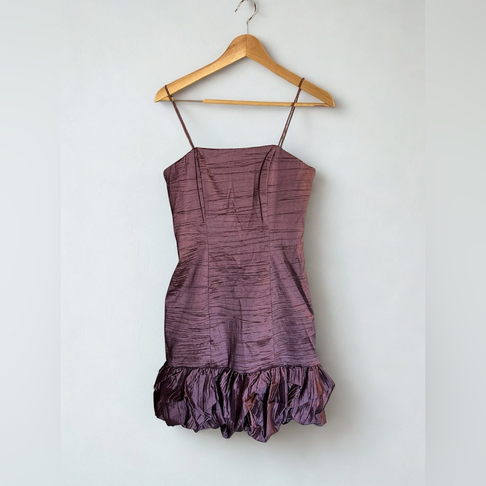 Alex Evenings Purple Strappy Dress